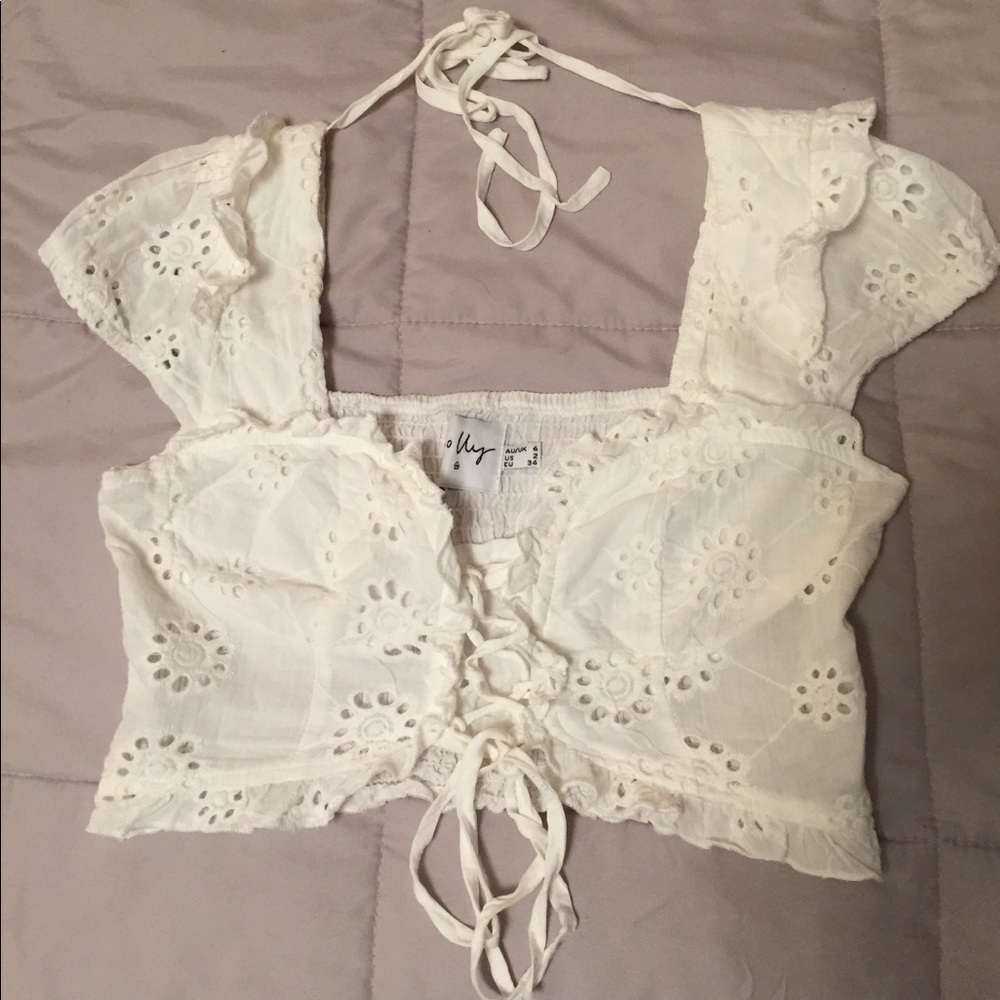 Princess Polly Lacy Bustier Top